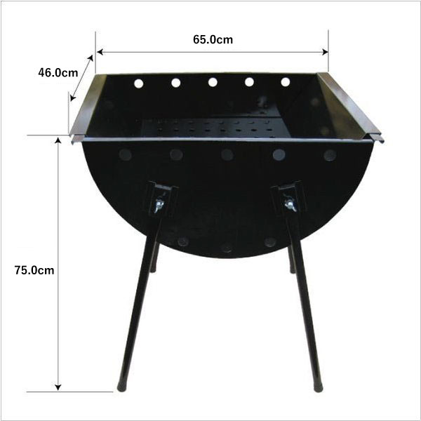 ものづくりのカシワ / バーベキューコンロ 650型 H65cm×W65cm